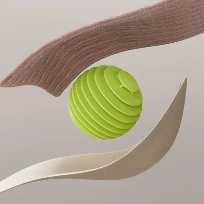 3 Round Simple Reusable Laundry Balls - Soft and Durable