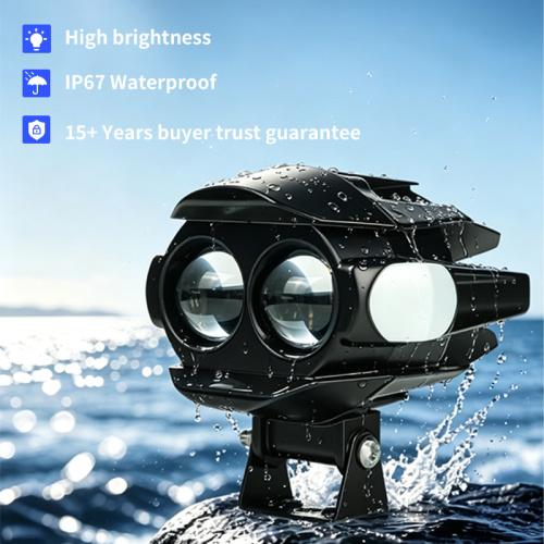 24W High Brightness Motorcycle Headlights Led Spot Lights