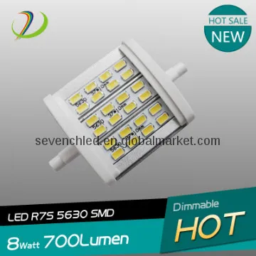 dimmable j78 8w led r7s 5630smd 700lm led bulbs