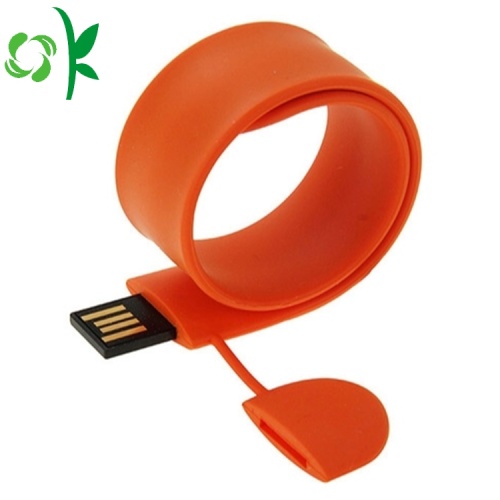 Il flash in silicone USB di moda guida il braccialetto / polsino a schiaffo