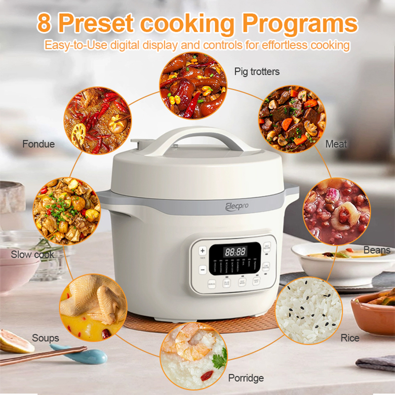 electric pressure cooker with LED display (3)
