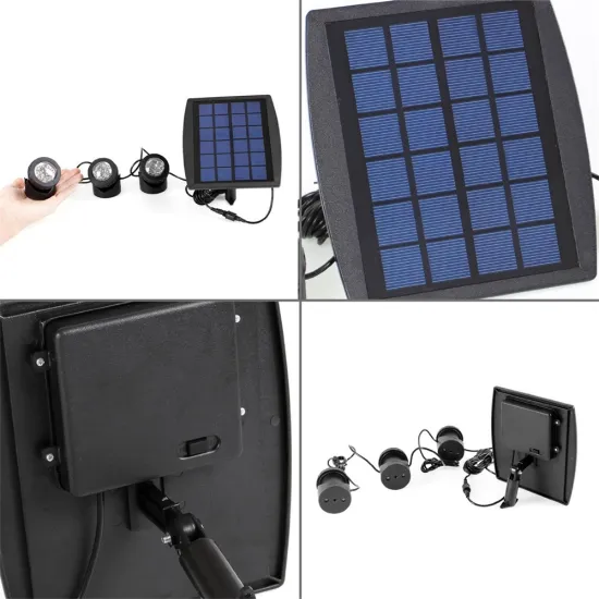 Solar Powered Underwater Pond Led Lights