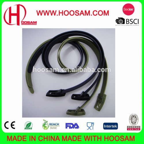 New hot sell fashion silicone belt /Durable silicone waist belt