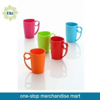 Plastic Couple Coffee Mug With Handle
