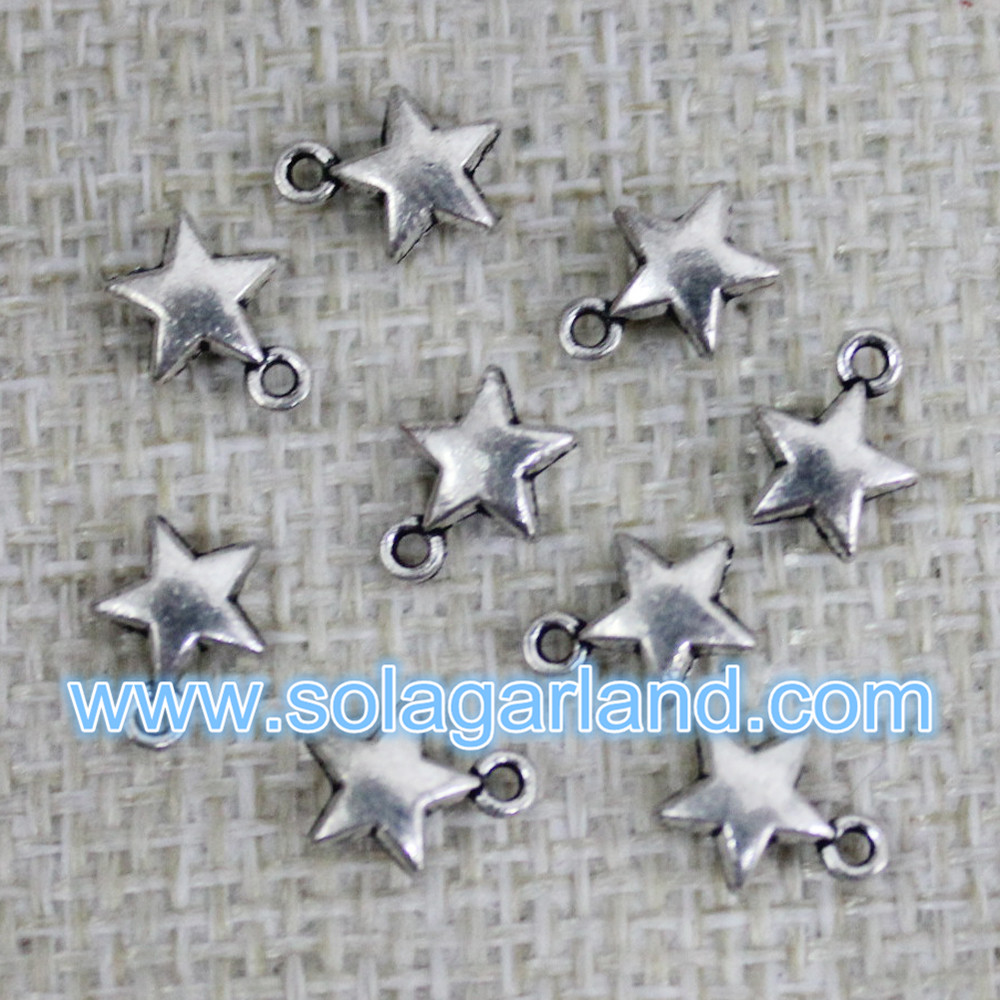 Mini Metal Rhinestone Pendants