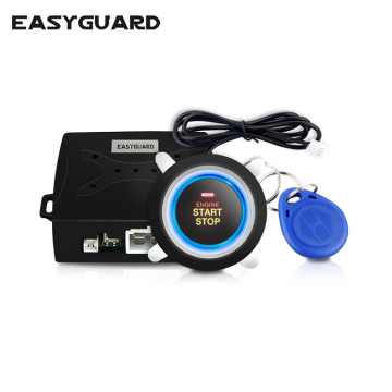 Factory Price Smart RFID Car Alarm for DC12V Vehicles with Push Start and Keyless Go