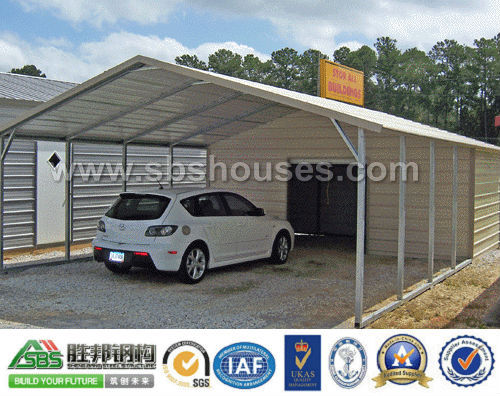 Wide Prefab Steel Structure Carport