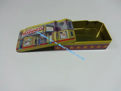 Printed Customized Metal Chocolate Tin Box For Nestle Brand , Thickness 0.23mm