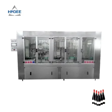 Higee Monoblock Filling Machine for Wine and Liquor with T Cork and Wooden Cork Sealing