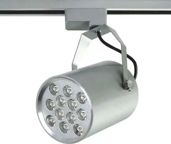 1200lm 220 Volt 12w Led Track Light Fixtures High Power , 120 Degree