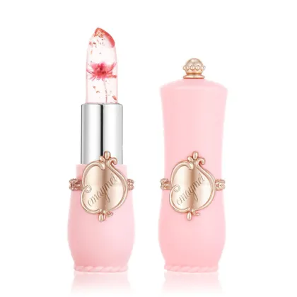 OEM Jelly Lipstick: Temperature-Sensitive Moisturizing Lipstick with Flower Design