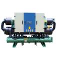 Industrial low temperature cascade water cooled screw type glycol chiller for chemical industry plant