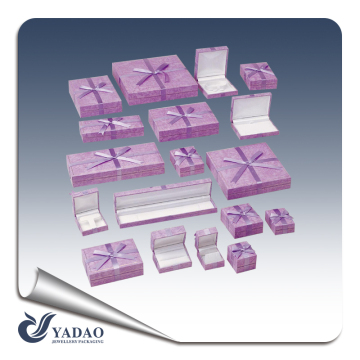 cheap and colourful jewelry packaging paper jewelry box Custom printed paper jewelry boxes with logo