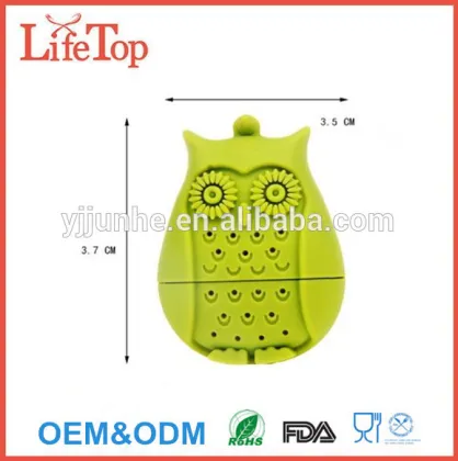 Cute Owl Designed SiliconeTea Steeper Tea Infuser