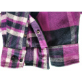 Men Casual Y/D Cotton Flannel Shirt