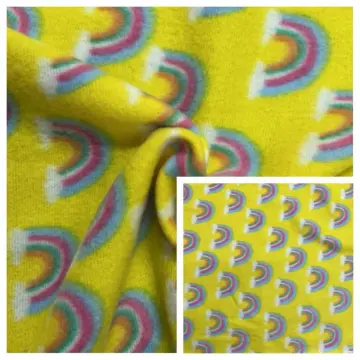 FDY150d/96f Brush with Rainbow Printing Fabric