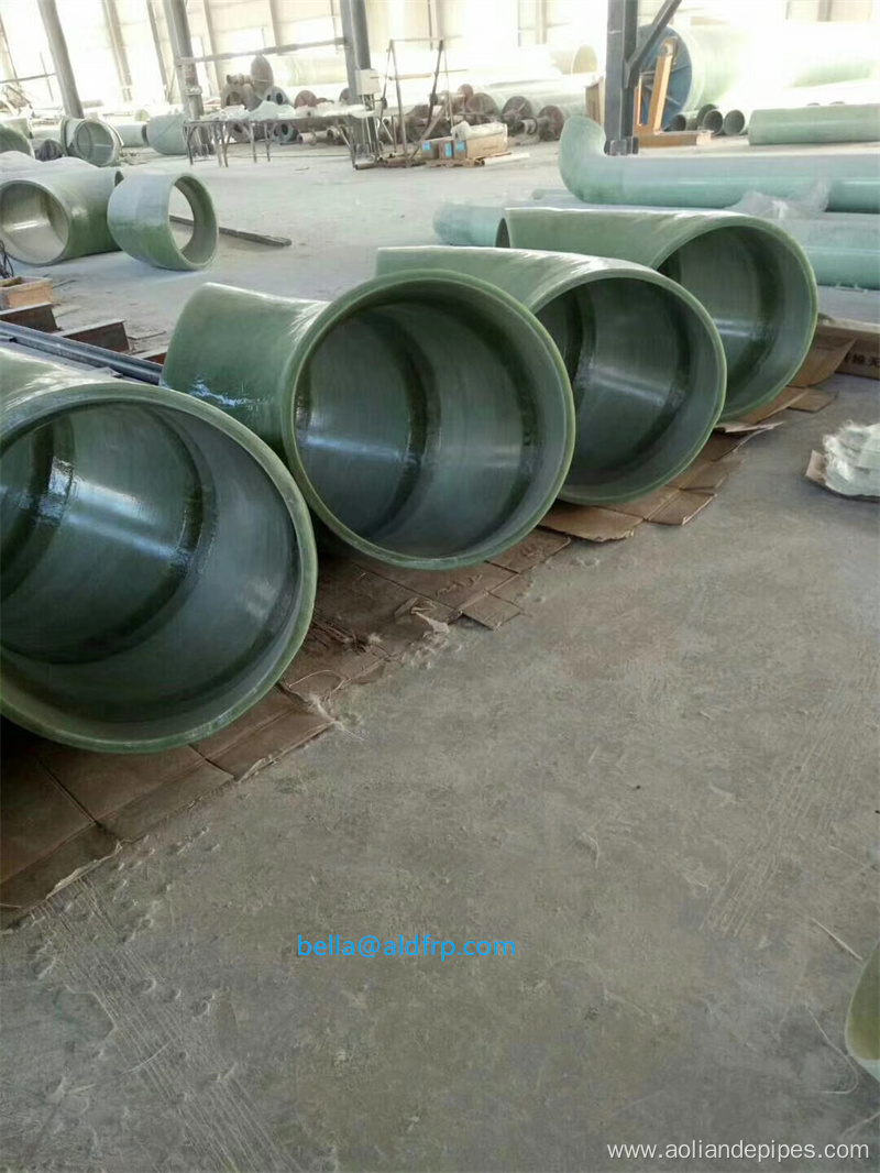 GRP pipe fittings including GRP Flange FRP Tee