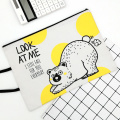 Cute bear style oxford file holder