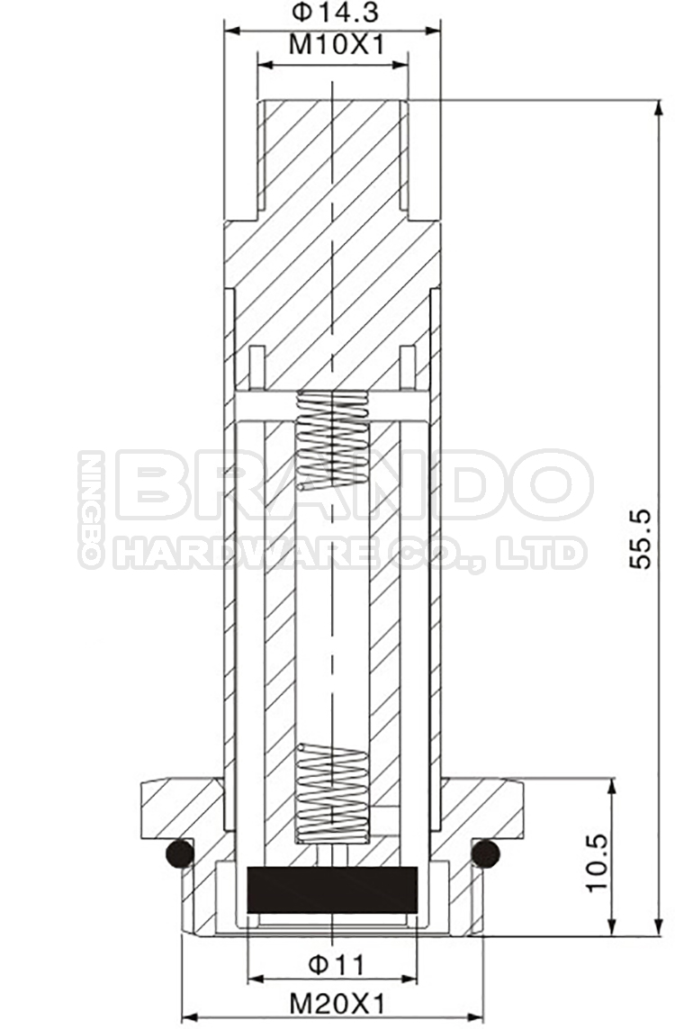 Dimension of BAPC214338039 Armature Assembly: