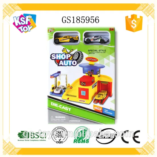 Alloy Slot Toy Metal Parking Toy For Kids