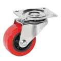 Langlebiger PU -Top -Platten -Schwellenmöbel Caster Wheel