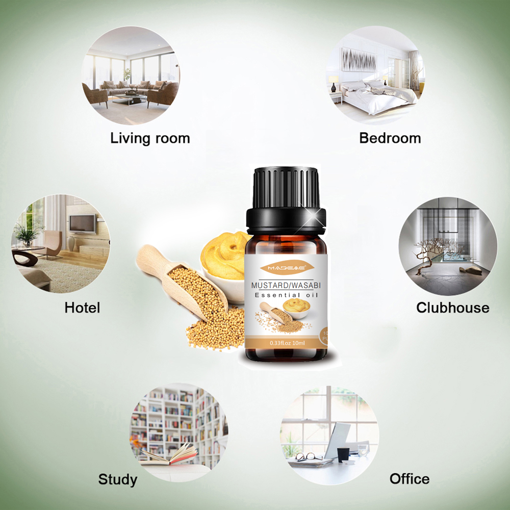 Wholesale mustard essential oil organic pure wasabi oil