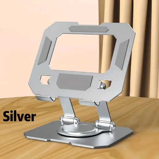 360-Degree Rotating Anti-Theft Metal Tablet PC Enclosure Stand