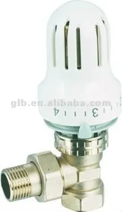 Brass thermostatic mixing valve