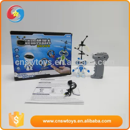 YK0807845 Remote control / Hand control flying robot mini rc robot