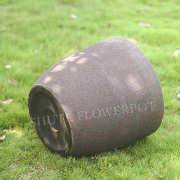 Extra Large Tall Grey Clay Pots For Trees