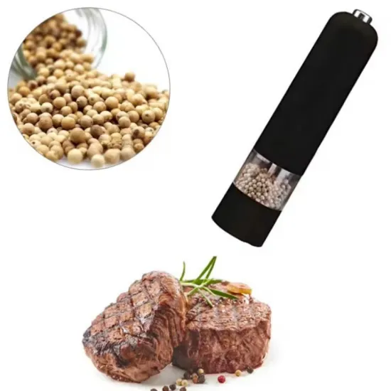Wholesale Hot Selling Electric Pepper Mill with Sea Salt and Multifunctionality