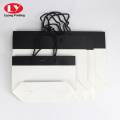 Luxury grand / moyen / petit sac en papier avec logo