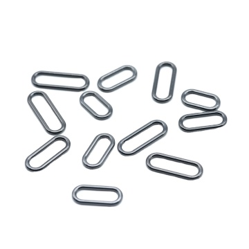 Zinc Metal Oval Buckle Sliders: Stylish Accessories for Clothing and Bags