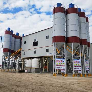 Mini cement 180m3 belt type concrete batching plant