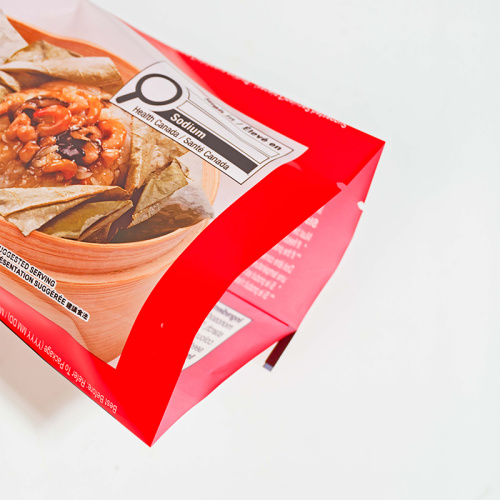 Bolsa de plástico laminado de calidad alimentaria con cierre de tres lados