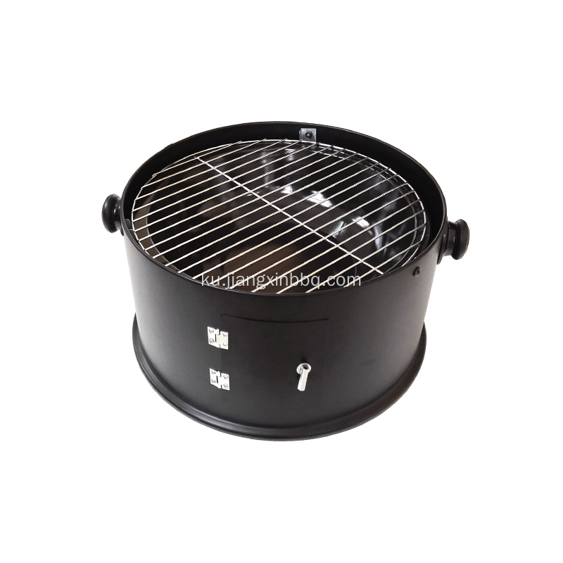 Portable 3 di 1 charcoal Smoker BBQ Grill