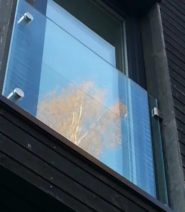 D-shaped glass clamp for 10mm 12mm glass