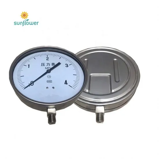 200mm Bourdon Tube Pressure Gauge: Large Movement Precision Instrument