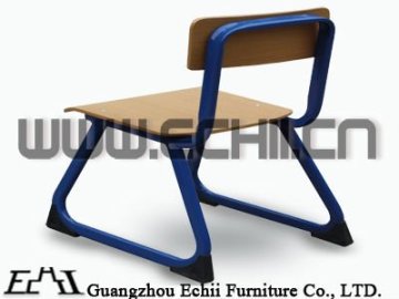 Solid metal child chair
