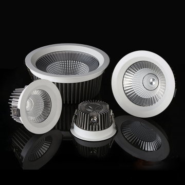 مربع جولة IP65 للماء COB LED النازل