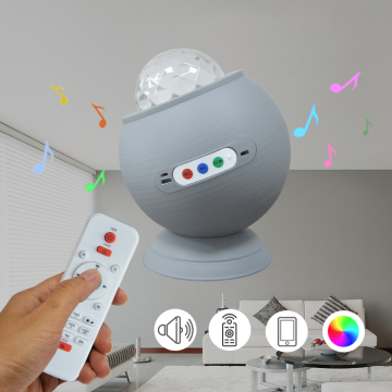 Remote Control Night Light Baby Star Projector with Music LED Lamp for Kids' Dreamy Bedroom