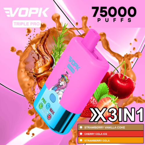 Best VOPK 75000 Puff Disposable Vapes 3 in 1