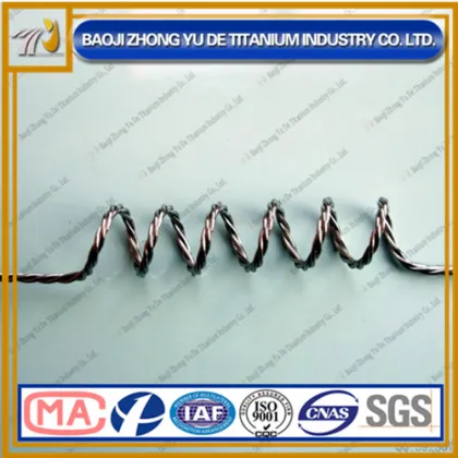 Stranded tungsten wires tungsten heater elements leads