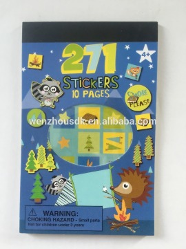Customized Children removable sticker book with cheap price