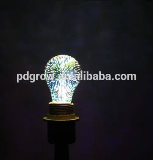 Falling Star A60 3.5W 3D Firework LED Filament Bulb Decoration Hotel