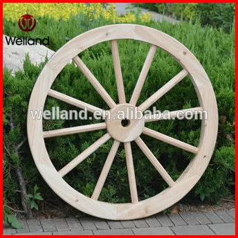 Wooden Decroative Wagon Wheels 36inch Unfinished