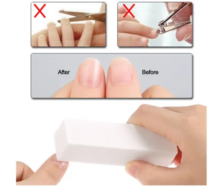 Nail Polishing Brick Polishing Block Manicure Trimmer