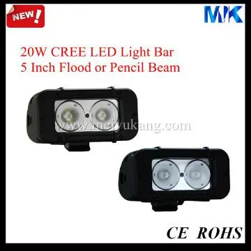 Super Bright Cree Brand LED 5 Inch 20W Truck Clearance LED Light Bar