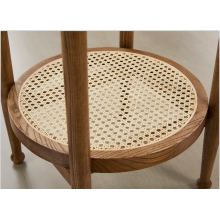 Marvelous Marvelous Solid Wood Side Tables Fantastic Design Glass Rattan Double Layers Round Side Table Manufactory