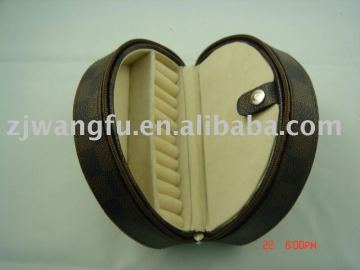 faux leather jewelry box